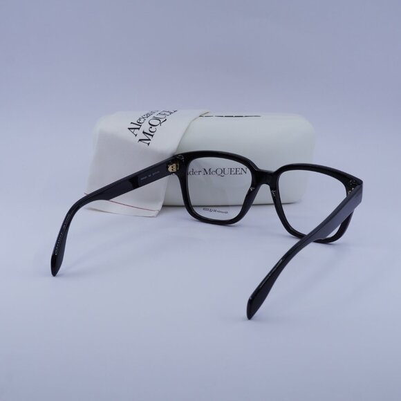 Alexander McQueen AM0333O 002 Eyeglasses Black 52mm Square Frame - Picture 10 of 10